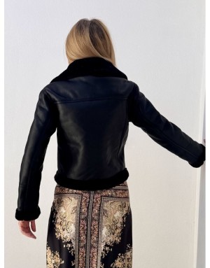 VESTE AVIATEUR PENNY NOIRE MOLLY BRACKEN