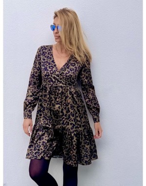 ROBE DORIAN LEOPARD MOLLY BRACKEN