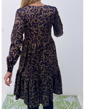 ROBE DORIAN LEOPARD MOLLY BRACKEN