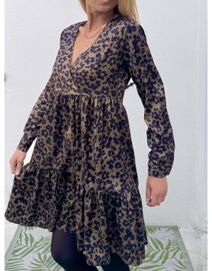 ROBE DORIAN LEOPARD MOLLY BRACKEN