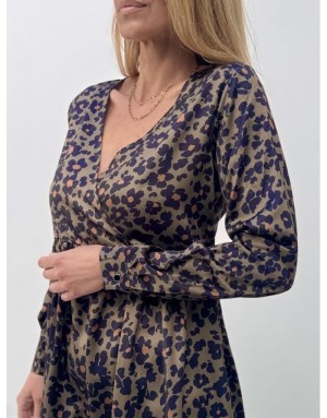 ROBE DORIAN LEOPARD MOLLY BRACKEN