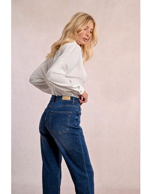 Denim taille mihaute, coupe étroite, Molly bracken, référence ED77CN