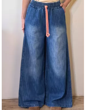 Pantalon de type jogging en denim Banditas from Marseille - référence : Cerveteri