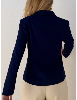 Blazer cintré couleur navy Molly Bracken, référence T1874CN