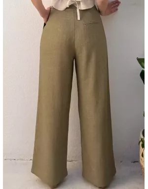 PANTALON LARGE À PINCES JADE LILI SIDONIO