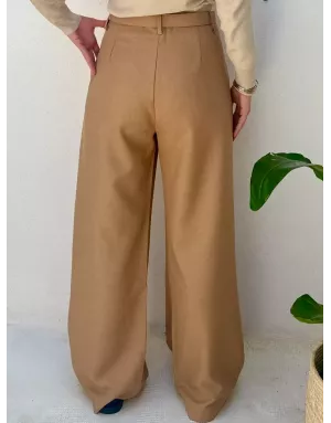 PANTALON LARGE À PINCES ARCHIE LILI SIDONIO