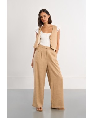 PANTALON LARGE EN LIN - LILI SIDONIO POUR MOLLY BRACKEN