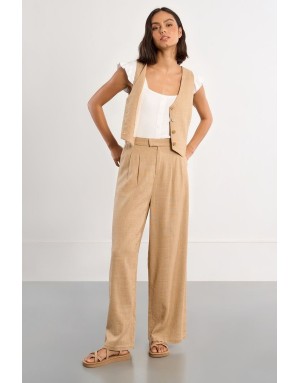 PANTALON LARGE EN LIN - LILI SIDONIO POUR MOLLY BRACKEN