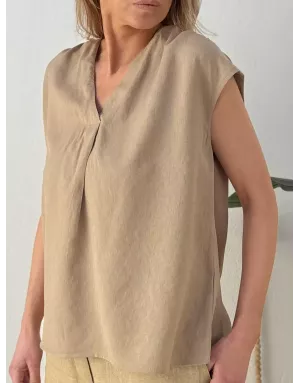 Top naturel Rosalia Molly Bracken, coloris beige - Référence : G979EP