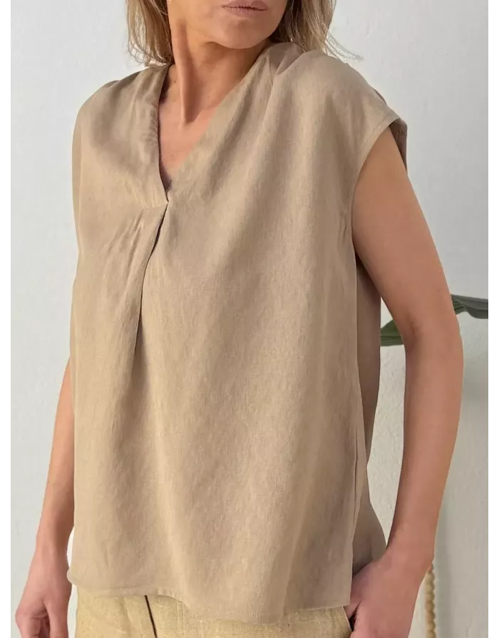 Top naturel Rosalia Molly Bracken, coloris beige - Référence : G979EP