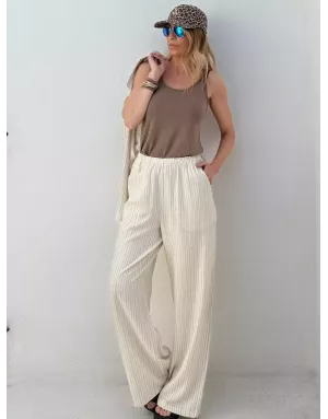 Débardeur fantaisie noeuds aux épaules, 64% coton, coloris chocolat - Référence : LA1286EE