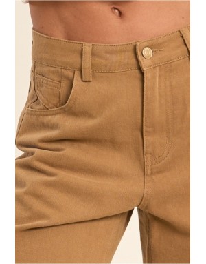 Denim droit camel Molly Bracken - Référence : EF1581EP