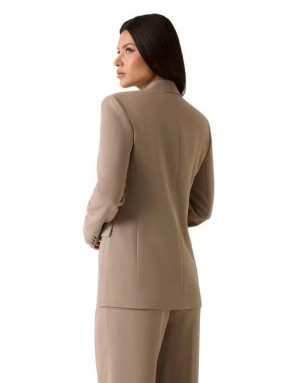 BLAZER CRÉPON TAUPE – GUESS