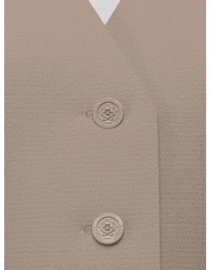 a pièce signature qui transforme le blazer et pantalon Guess en tailleur 3 pièces d'exception - Référence : W5YH55