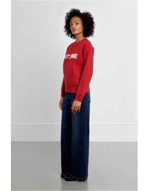 Affichez votre personnalité avec le pull message "JE T'AIME", une note romantique et tendance - Référence : BTL104EH
