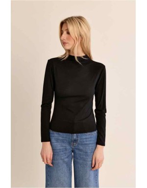 sous-pull fin, seconde peau, disponible en noir et en marron Référence : EF1662EN