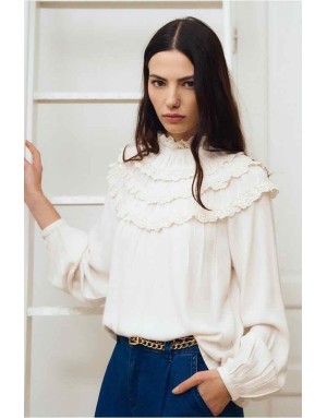 BLOUSE BRODERIES FLORALES - MOLLY BRACKEN
