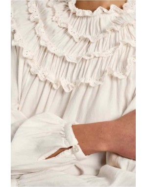BLOUSE BRODERIES FLORALES - MOLLY BRACKEN