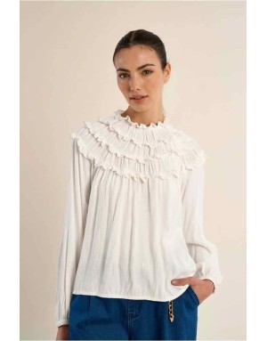 BLOUSE BRODERIES FLORALES - MOLLY BRACKEN