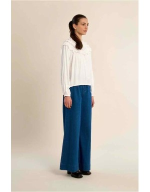 BLOUSE BRODERIES FLORALES - MOLLY BRACKEN