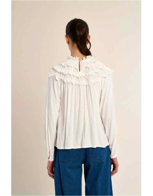 BLOUSE BRODERIES FLORALES - MOLLY BRACKEN