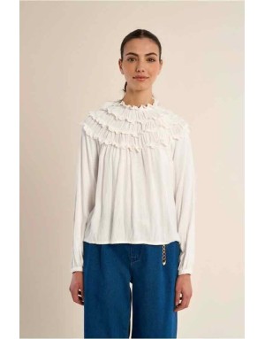 BLOUSE BRODERIES FLORALES - MOLLY BRACKEN