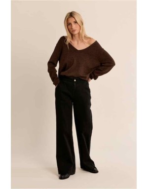 PULL COL V FILS LUREX - MOLLY BRACKEN