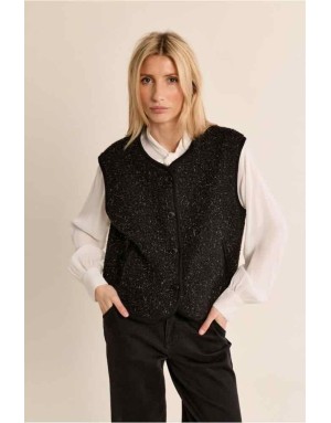 GILET SANS MANCHES MAILLE TEXTURÉE - MOLLY BRACKEN