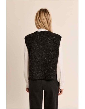 GILET SANS MANCHES MAILLE TEXTURÉE - MOLLY BRACKEN
